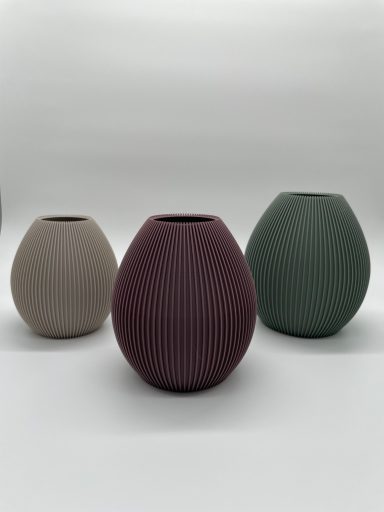 bauchige 3D-Druck Vasen