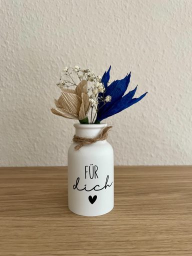 kleine Blümchenvase